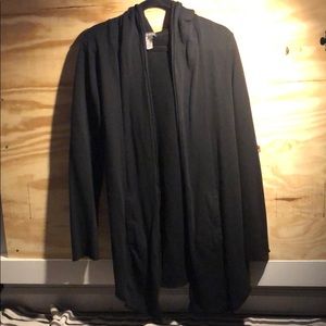 Blk Long hoodie